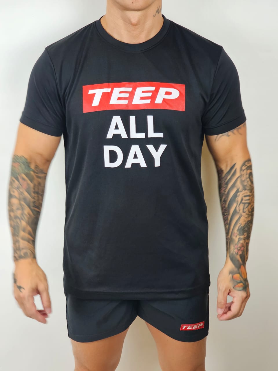 TEEP All Day Active 'Dry Fit' T-Shirt Black