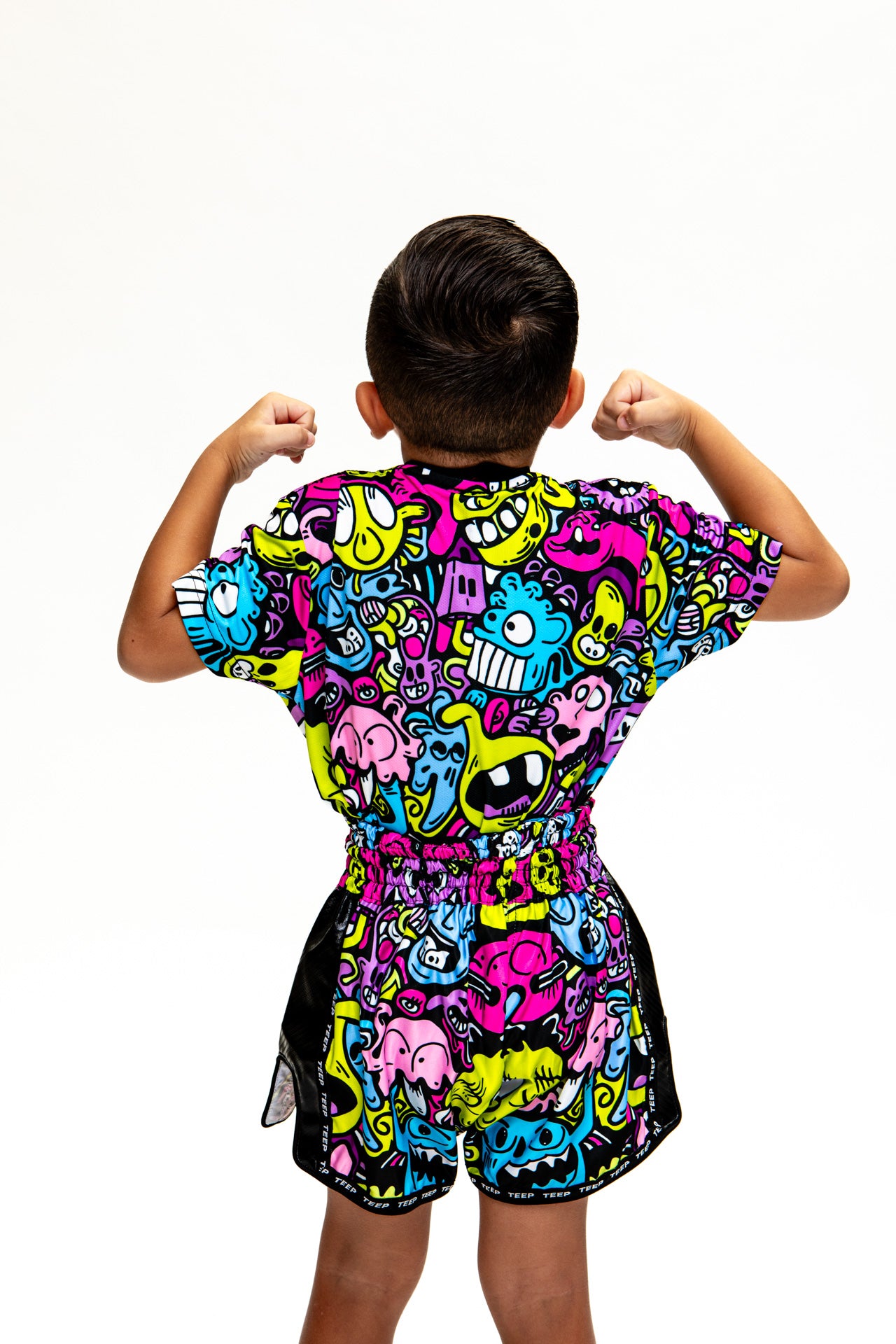 KIDS TEEP cartoon Thaiboxing Shorts