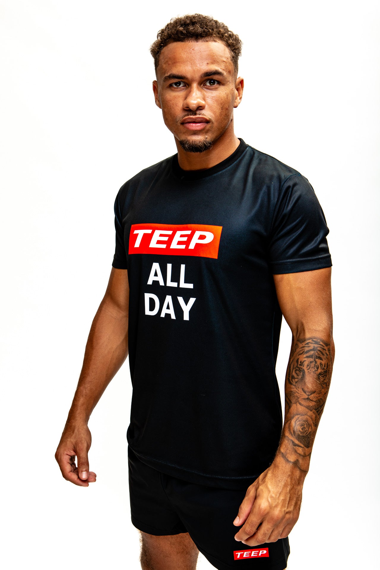 TEEP All Day Active 'Dry Fit' T-Shirt Black