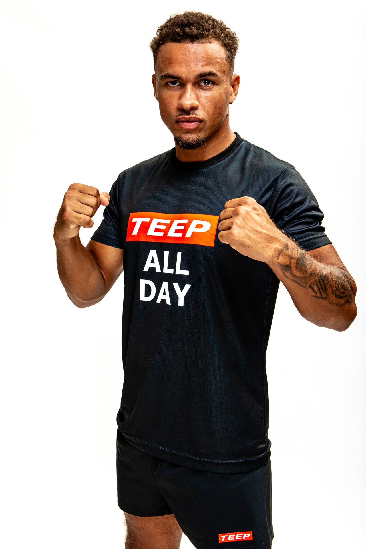 TEEP All Day Active 'Dry Fit' T-Shirt Black