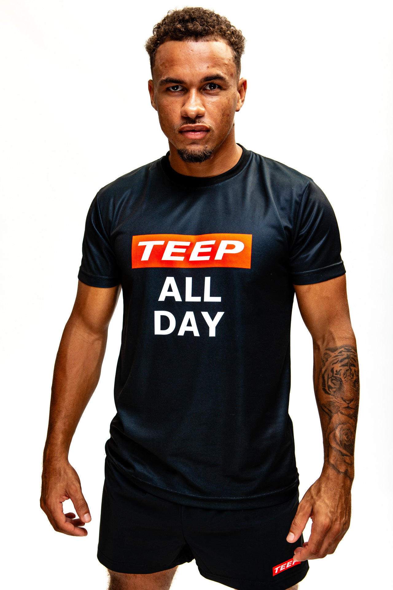 TEEP All Day Active 'Dry Fit' T-Shirt Black