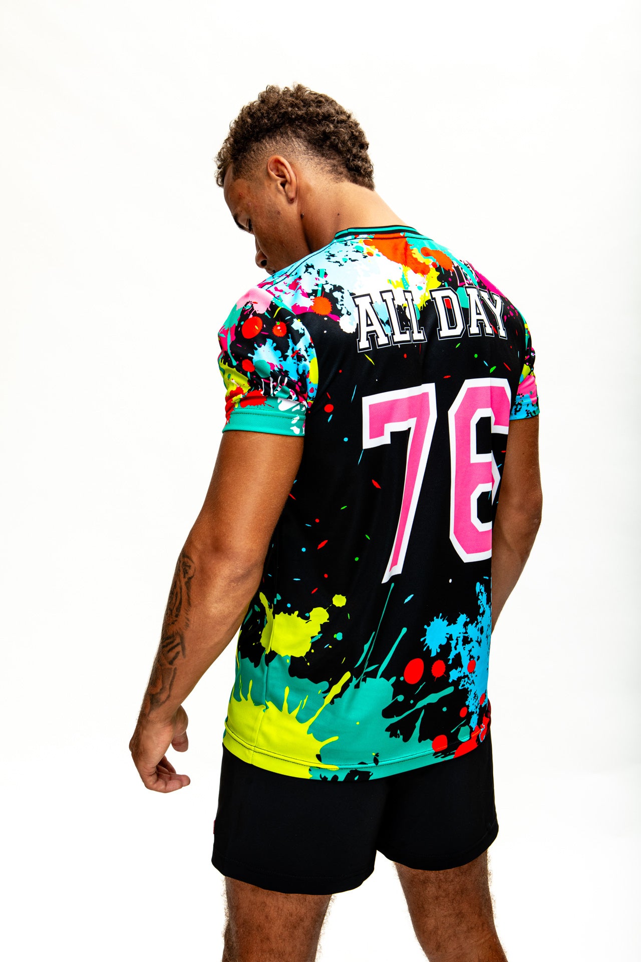 TEEP All Day Splashpaint T-Shirt Black