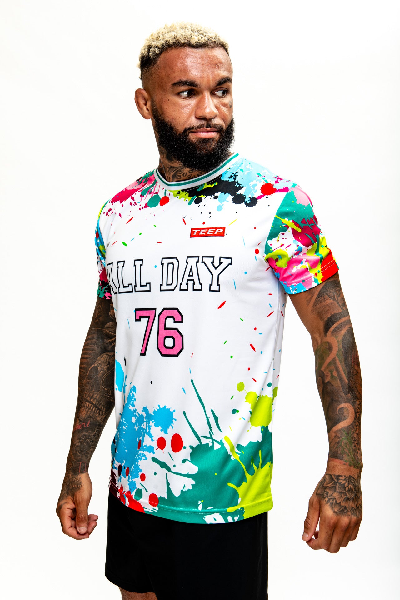 TEEP All Day Splashpaint T-Shirt White