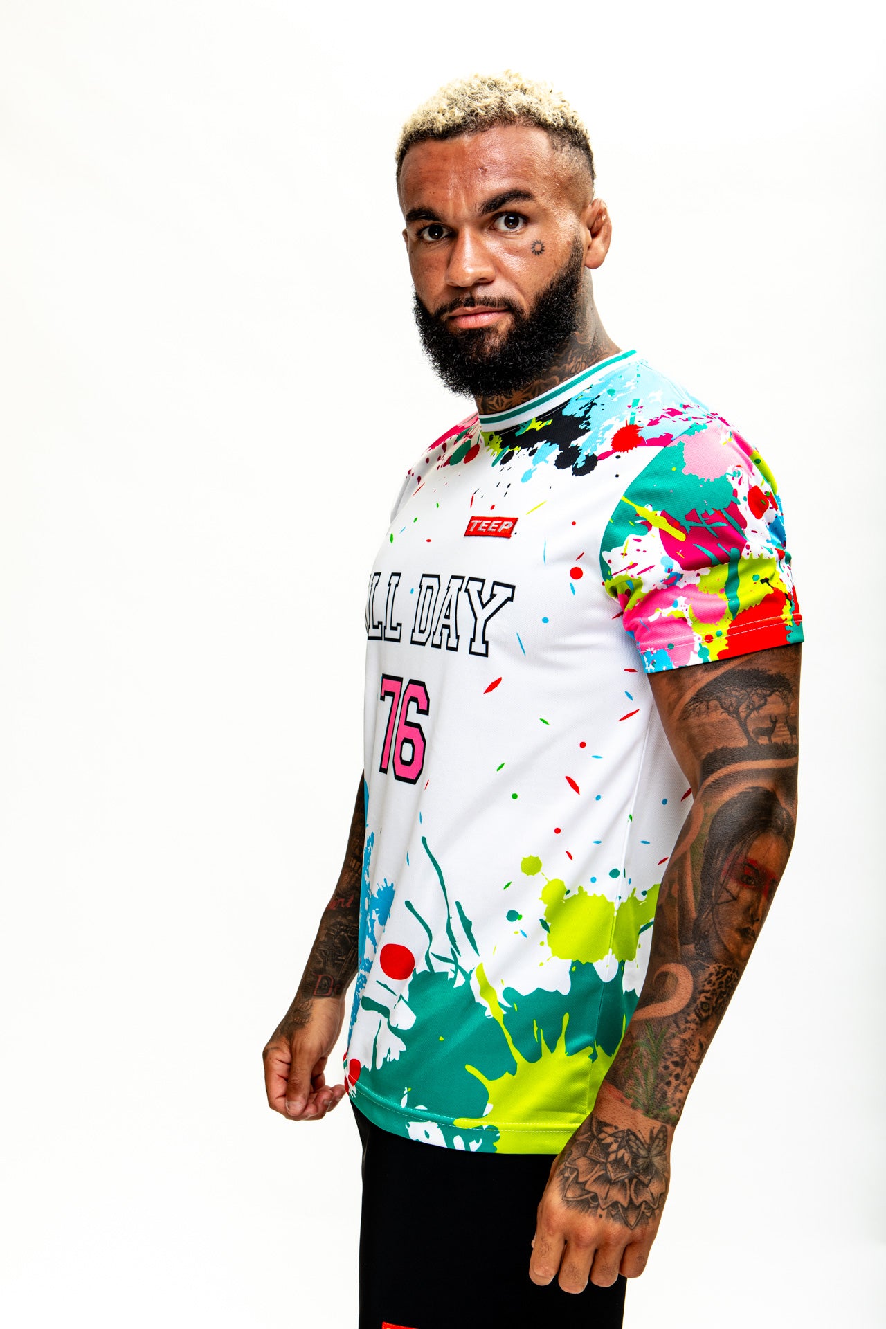 TEEP All Day Splashpaint T-Shirt White