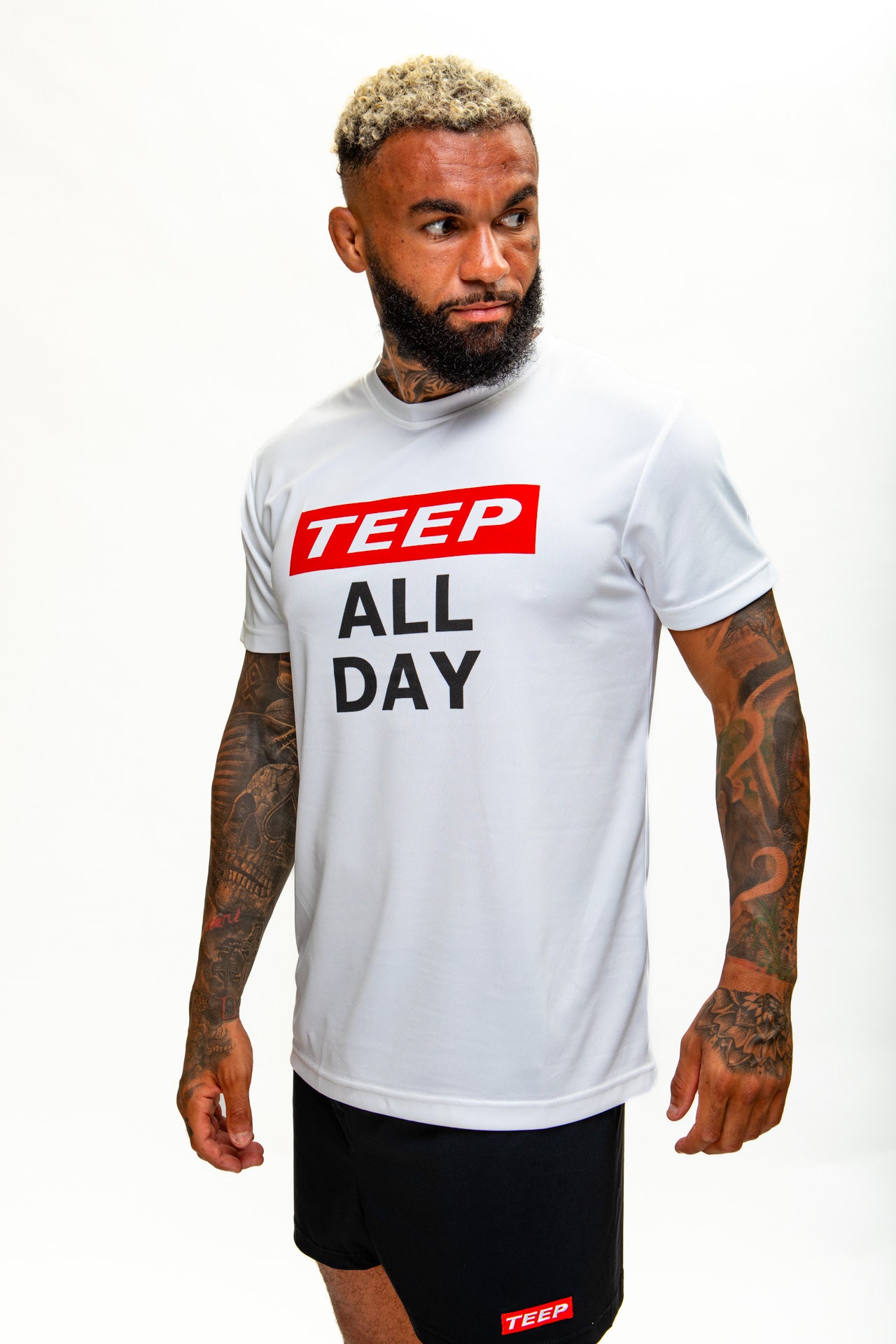 TEEP All Day Active 'Dry Fit' T-Shirt White