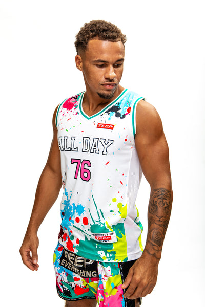 Teep All Day Splash Paint Gym Vest