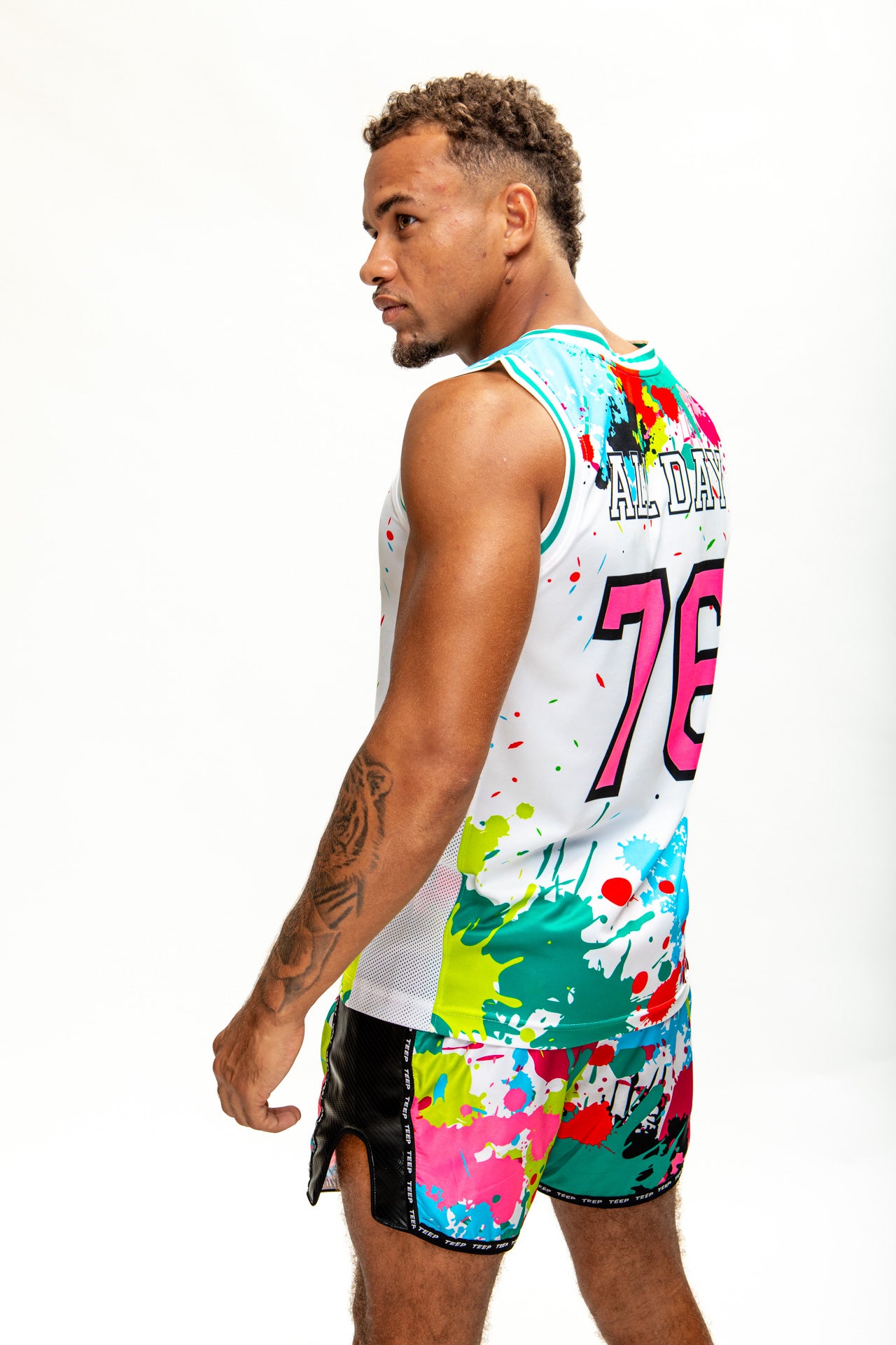 Teep All Day Splash Paint Gym Vest