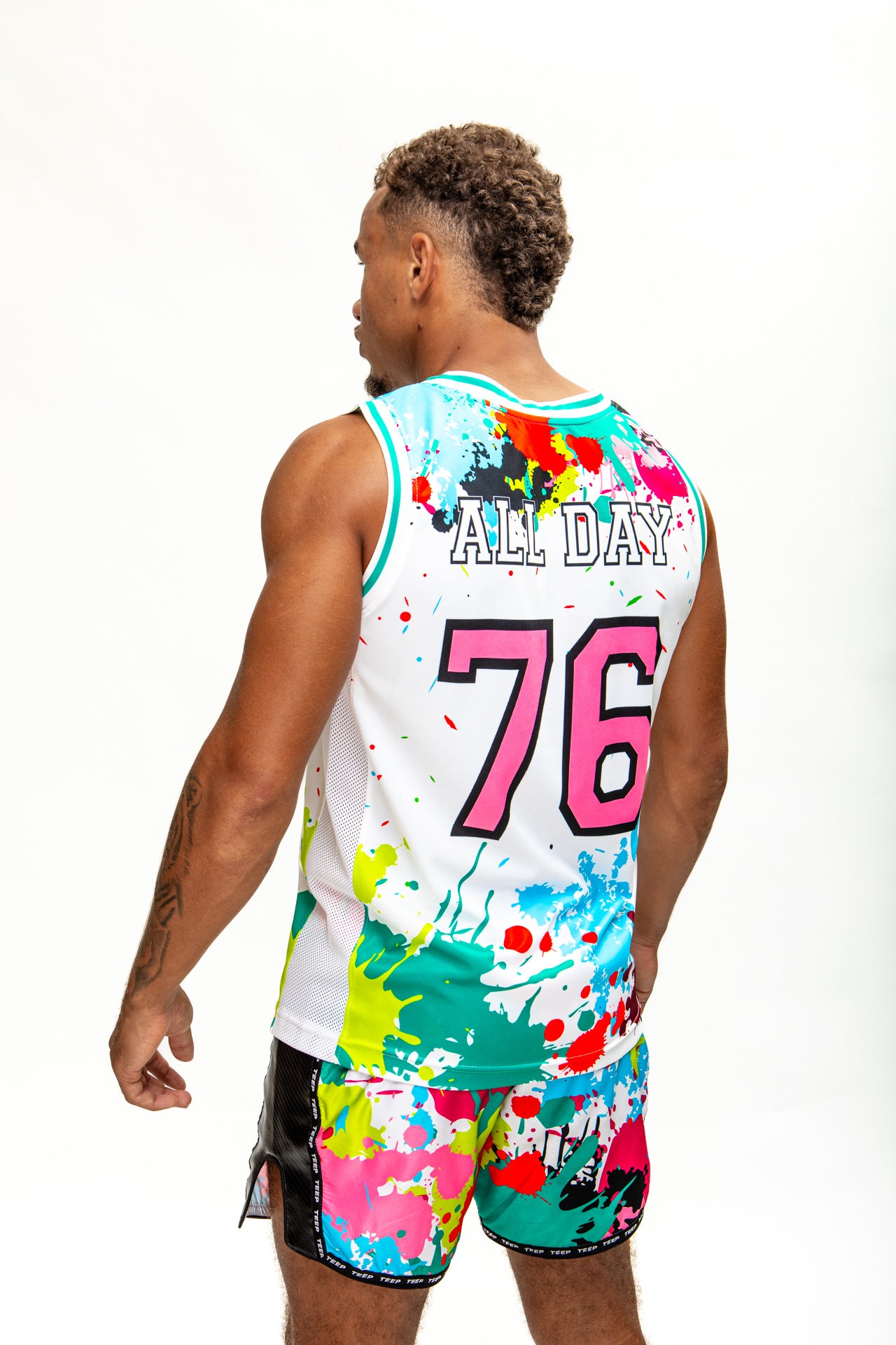 Teep All Day Splash Paint Gym Vest