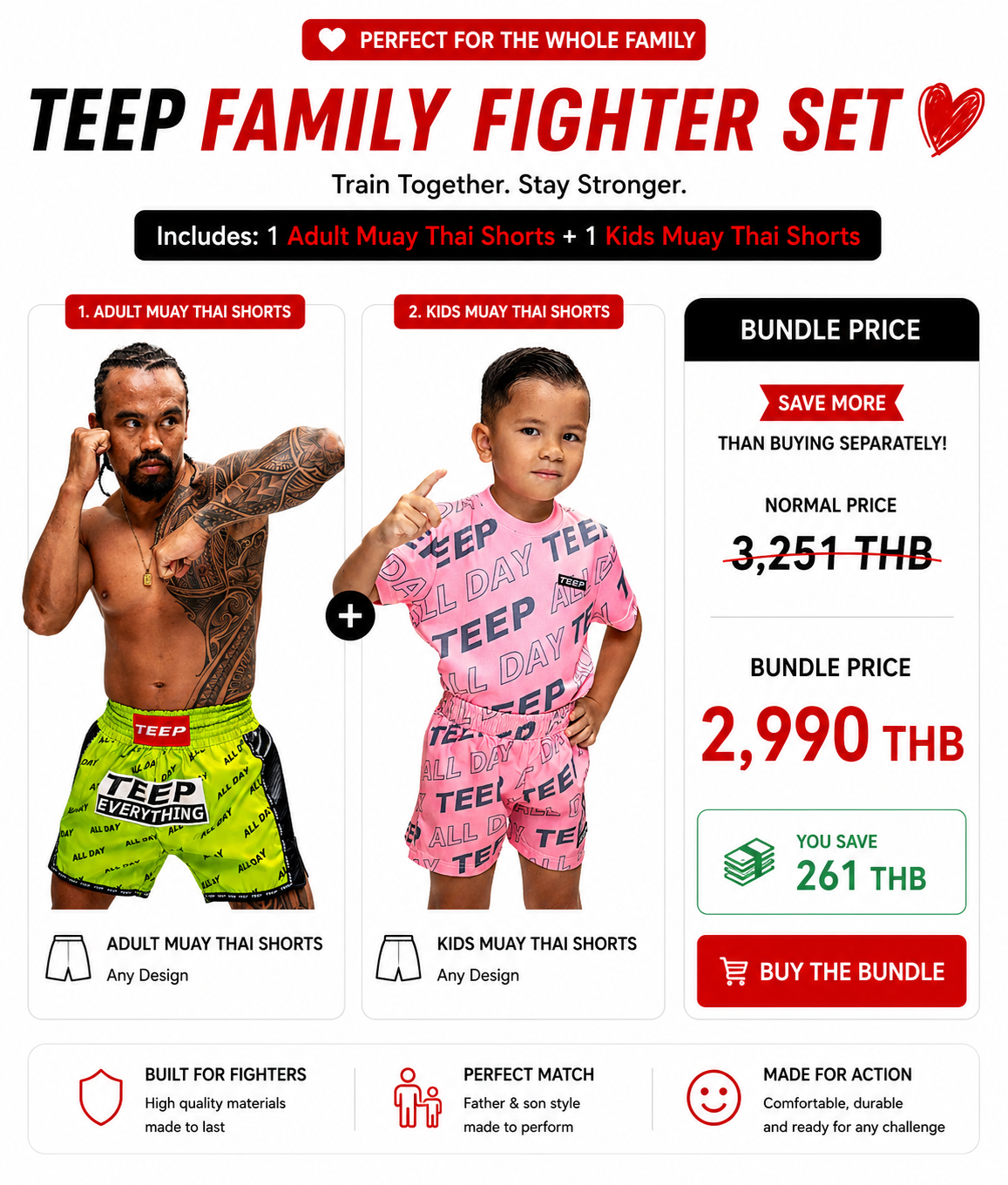 Family Fighter Set ❤️