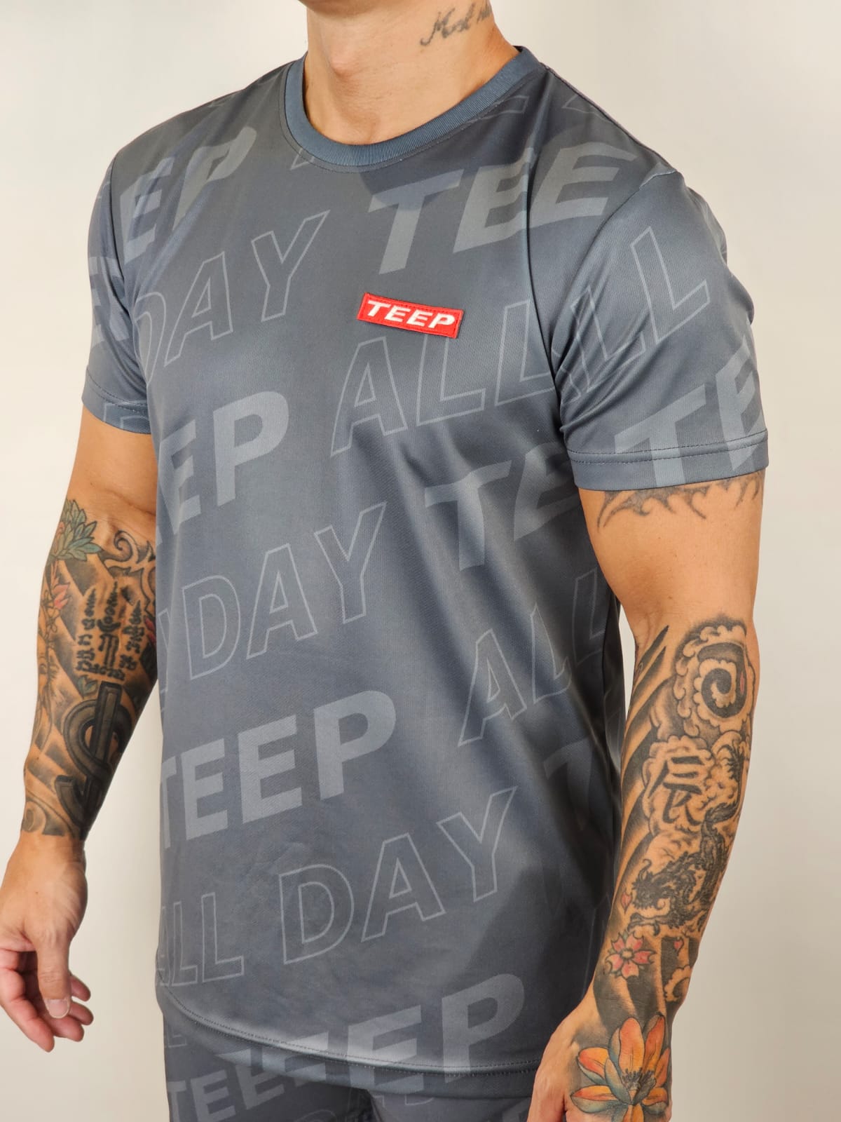 TEEP All Day 'Dry-Fit' T-shirt Grey