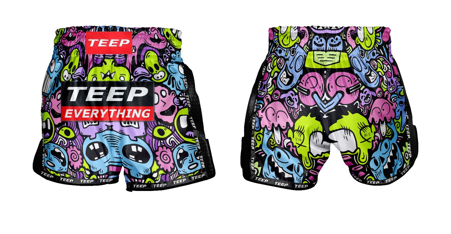 TEEP Cartoon Thai Boxing Shorts