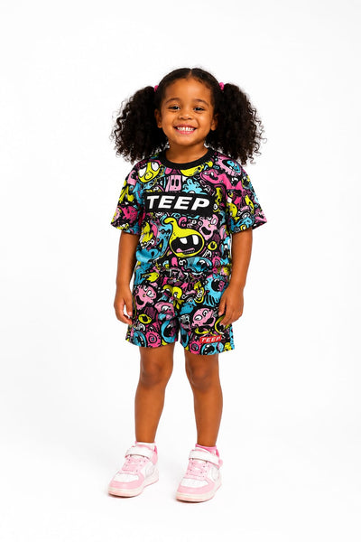 Kids TEEP Cartoon casual shorts