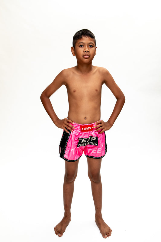 Kids Muay Thai shorts Pink