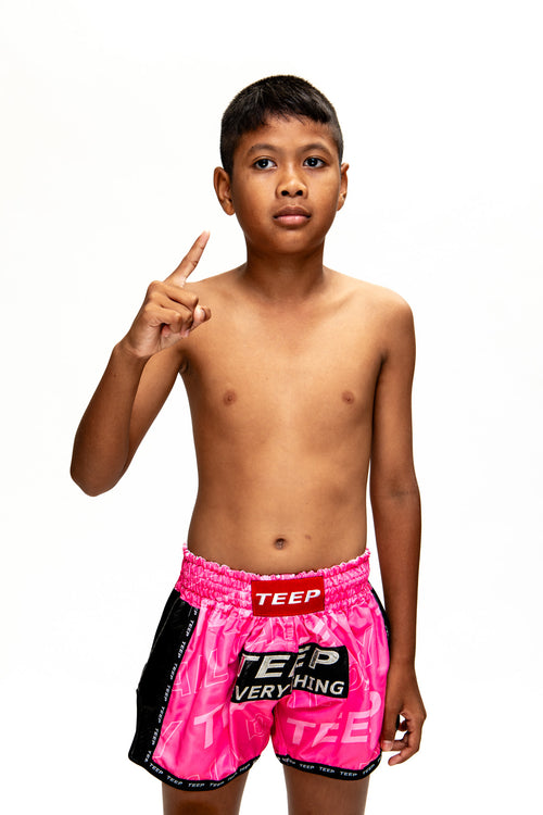 Kids Muay Thai shorts Pink