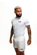 Signature Teep pattern Gym/ Casual shorts White