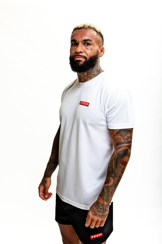 TEEP signature classic Gym/Casual 'Dry-Fit' T-Shirt White