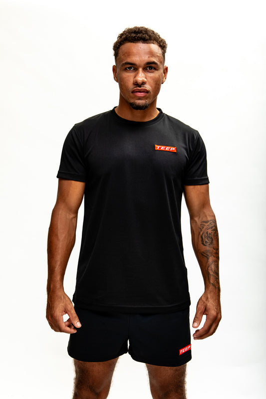 TEEP signature classic Gym/Casual 'Dry-Fit' T-Shirt Black