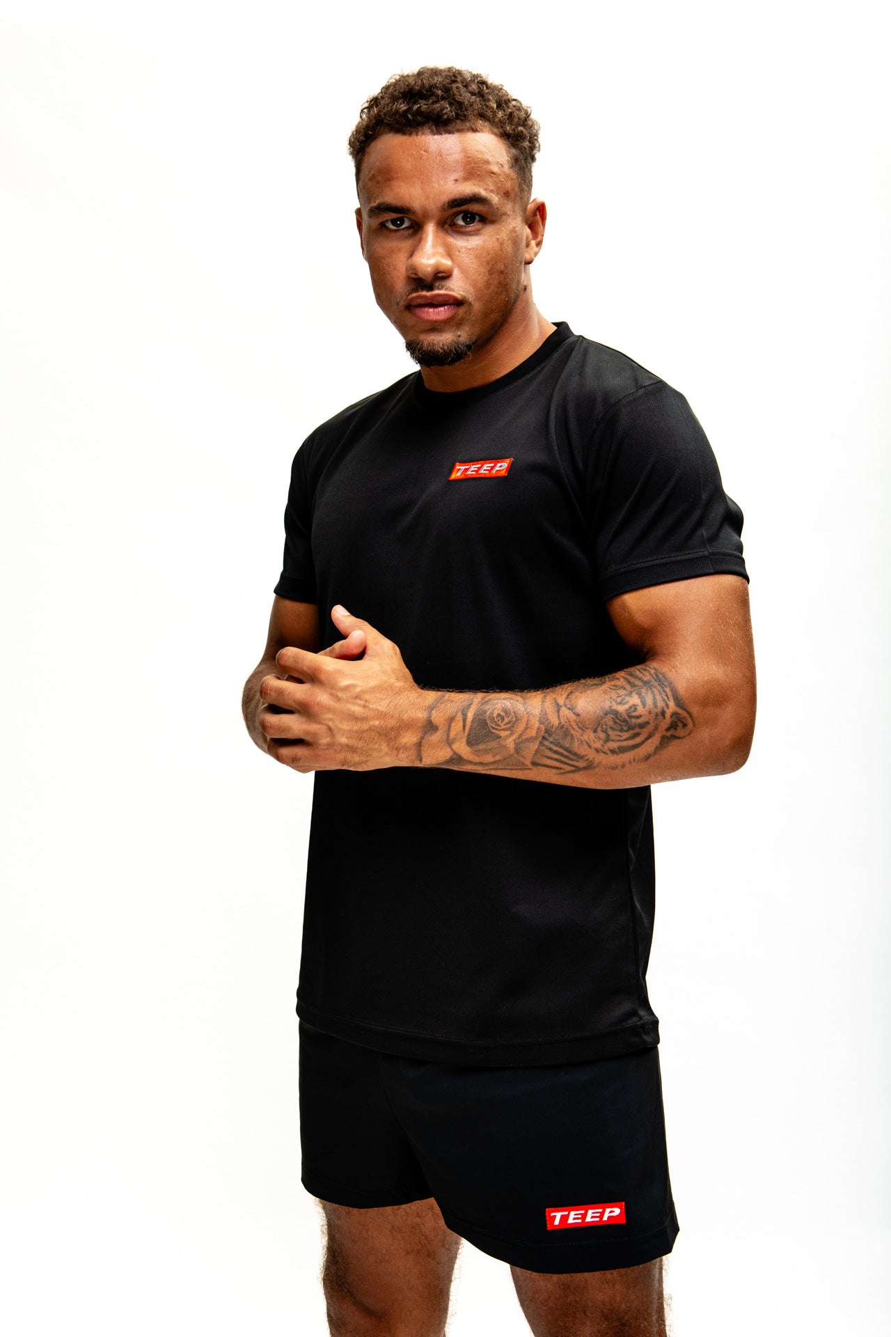TEEP signature classic Gym/Casual 'Dry-Fit' T-Shirt Black