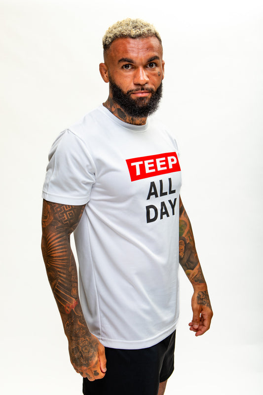 TEEP All Day Active 'Dry Fit' T-Shirt White