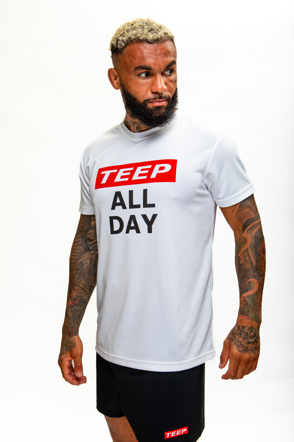 TEEP All Day Active 'Dry Fit' T-Shirt White