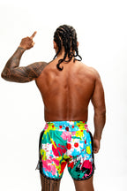 Teep Everything Splash paint Thai boxing shorts