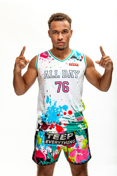 Teep All Day Splash Paint Gym Vest
