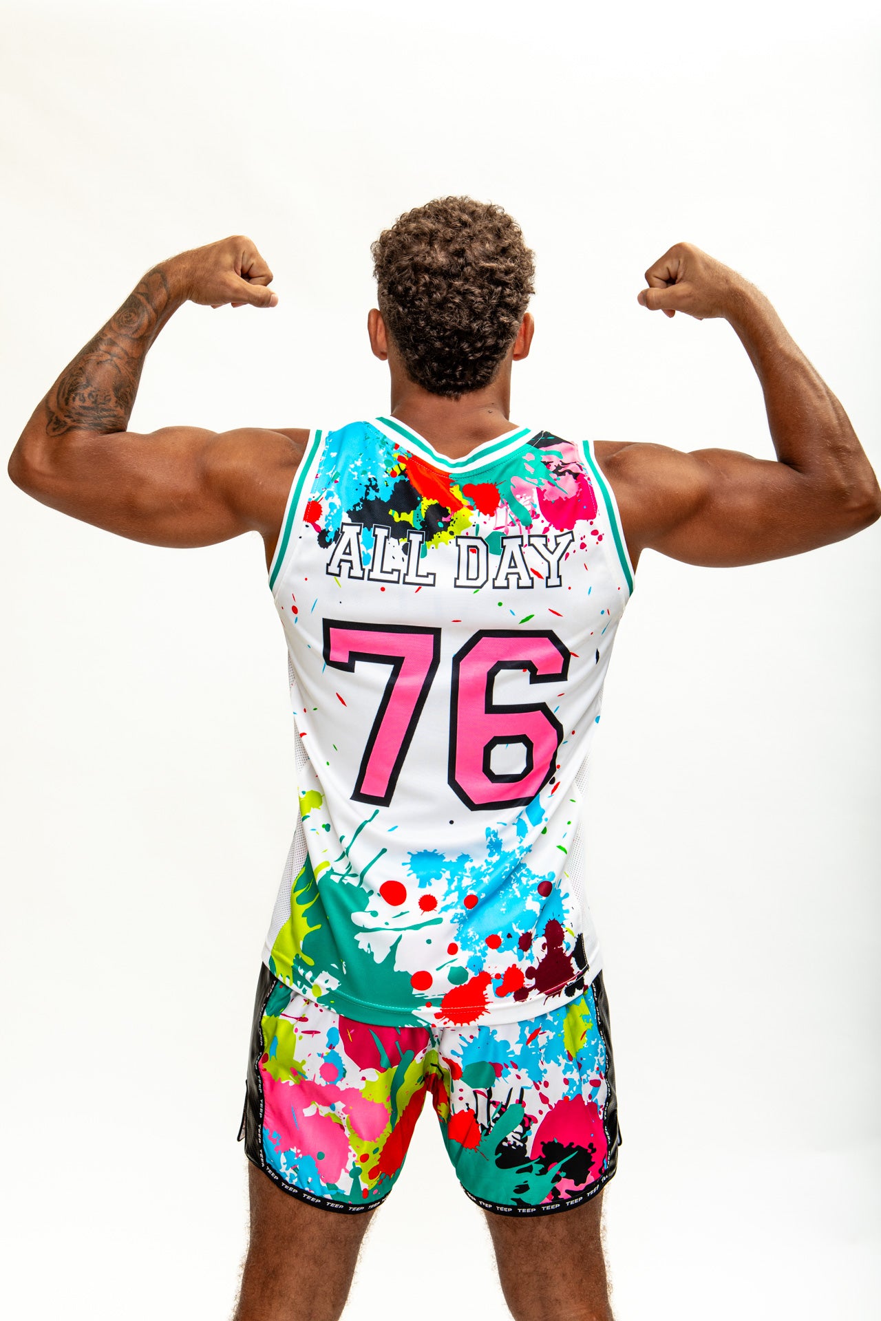 Teep All Day Splash Paint Gym Vest
